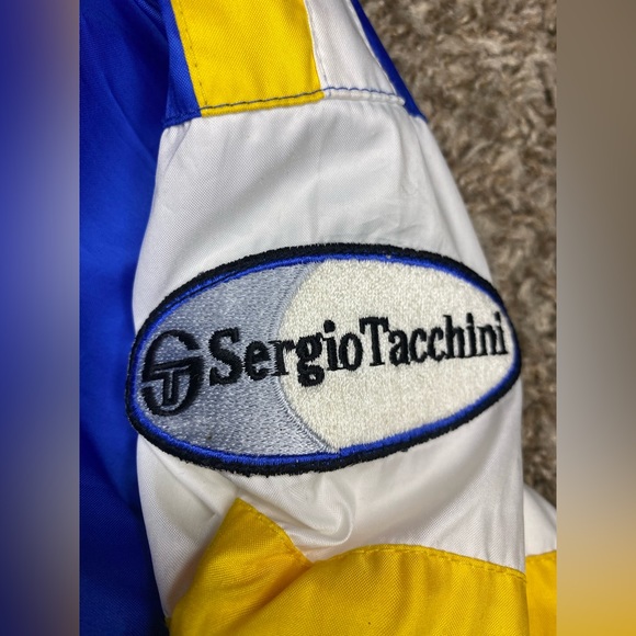 Vintage 1990’s Sergio Tacchini Windbreaker Track Jacket Men’s Size MEDIUM - Picture 4 of 8